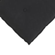 Възглавница за гръб Черно 80 x 50 cm Кордюрова тъкан