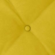 Възглавница за гръб Жълто 80 x 50 cm Кордюрова тъкан