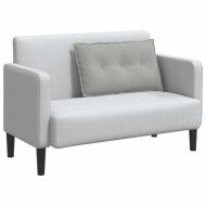 Възглавница за гръб Светлосиво 80 x 50 cm Микрофибърна тъкан