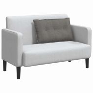 Възглавница за гръб Светлосиво 80 x 50 cm Кордюрова тъкан