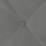 Възглавница за гръб Тъмен сив 100 x 50 cm Микрофибърна тъкан