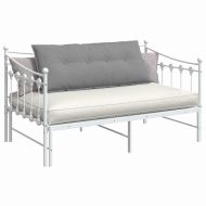 Възглавница за гръб Светлосиво 120 x 19 x 50 см текстил