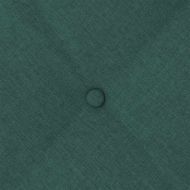 Възглавница за гръб Тъмен зелен 120 x 19 x 50 см текстил