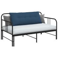 Възглавница за гръб Синьо 120 x 19 x 50 см текстил