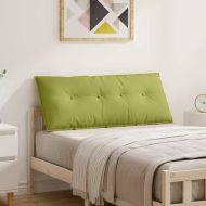 Възглавница за гръб Светло зелено 120 x 19 x 50 см текстил