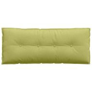 Възглавница за гръб Светло зелено 120 x 19 x 50 см текстил