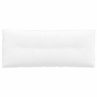 Възглавница за гръб Бяло 120 x 19 x 50 см текстил