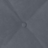 Възглавница за гръб Тъмен сив 120 x 50 cm Кордюрова тъкан