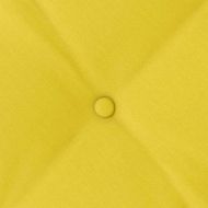 Възглавница за гръб Светло жълто 140 x 19 x 50 см текстил