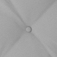 Възглавница за гръб Облачно сиво 140 x 19 x 50 см текстил