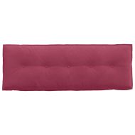 Възглавница за гръб Виненочервен 140 x 50 cm Кордюрова тъкан