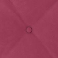 Възглавница за гръб Виненочервен 140 x 50 cm Кордюрова тъкан