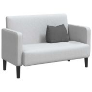 Възглавница за гръб Тъмен сив 45 x 20 x 35 см текстил