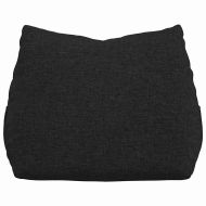 Възглавница за гръб Черно 45 x 20 x 35 см текстил