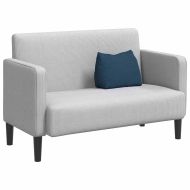 Възглавница за гръб Синьо 45 x 20 x 35 см текстил