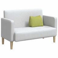 Възглавница за гръб Светло зелено 45 x 20 x 35 см текстил