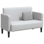 Възглавница за гръб Облачно сиво 45 x 20 x 35 см текстил