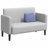 Възглавница за гръб Дънково син 45 x 20 x 35 см текстил