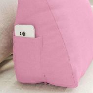 Възглавница за гръб Розово 45 x 20 x 35 см текстил