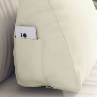 Възглавница за гръб Крем 45 x 20 x 35 см Кордюрова тъкан