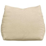 Възглавница за гръб Крем 60 x 20 x 50 см текстил