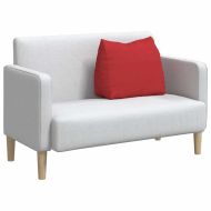 Възглавница за гръб Червено 60 x 20 x 50 см текстил