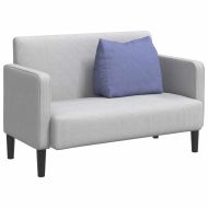 Възглавница за гръб Дънково син 60 x 20 x 50 см текстил