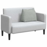 Възглавница за гръб Светлосиво 60 x 20 x 50 см Кордюрова тъкан