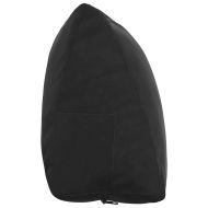 Възглавница за гръб Черно 60 x 20 x 50 см Кордюрова тъкан