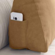 Възглавница за гръб Кафяво 60 x 20 x 50 см Кордюрова тъкан