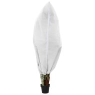 Покривала от флис за защита от студ за растения 5 pcs Бяло