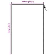 Покривала от флис за защита от студ за растения 5 pcs Бяло