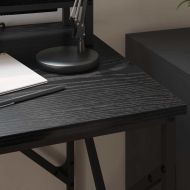Бюро с рафт Черния дъб 100 x 50 x 86,5 см Инженерно дърво