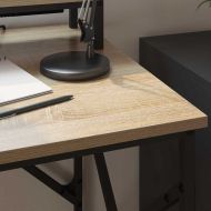 Бюро с рафт Сонома дъб 100 x 50 x 86,5 см Инженерно дърво