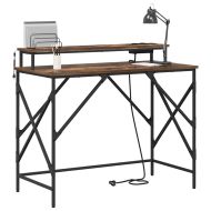 Бюро с рафт Димян дъб 100 x 50 x 86,5 см Инженерно дърво