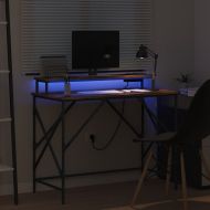 Бюро с рафт Димян дъб 100 x 50 x 86,5 см Инженерно дърво