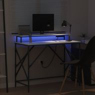 Бюро с рафт Сив Сонома 100 x 50 x 86,5 см Инженерно дърво