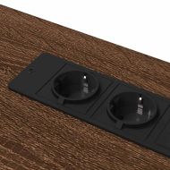 Бюро с рафт Кафяв дъб 100 x 50 x 86,5 см Инженерно дърво