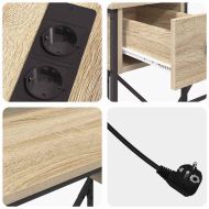 Бюро с чекмедже Сонома дъб 120 х 79 х 86,5 см Инженерно дърво