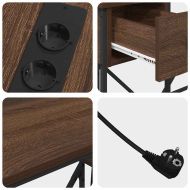 Бюро с чекмедже Кафяв дъб 120 х 79 х 86,5 см Инженерно дърво