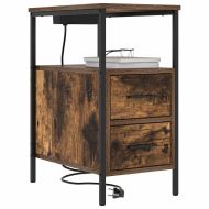 Нощен шкаф с чекмедже Димян дъб 30 x 48 x 61 см Инженерно дърво