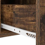 Нощен шкаф 2 pcs Димян дъб 30 x 48 x 61 см Инженерно дърво