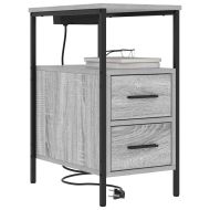 Нощен шкаф Сив Сонома 30 x 48 x 61 см Инженерно дърво