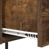 Нощен шкаф 2 pcs Димян дъб 42 x 41 x 56 см Инженерно дърво