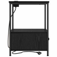 Нощен шкаф Черния дъб 42 x 41 x 56 см Инженерно дърво