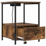 Нощен шкаф с чекмедже Димян дъб 42 x 41 x 56 см Инженерно дърво