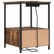 Нощен шкаф с чекмедже Димян дъб 42 x 41 x 56 см Инженерно дърво