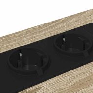 Нощен шкаф 2 pcs Сонома дъб 40 x 31 x 60 см Инженерно дърво