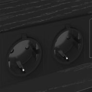 Нощен шкаф Черния дъб 40 x 31 x 60 см Инженерно дърво