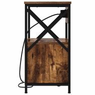 Нощен шкаф 2 pcs Димян дъб 40 x 31 x 60 см Инженерно дърво